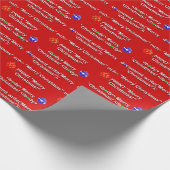 Codering kerstpapier 2 cadeaupapier (Hoek)