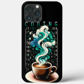 Codering & Koffie: De Droomkunst van de Technologi Case-Mate iPhone Case (Achterkant)