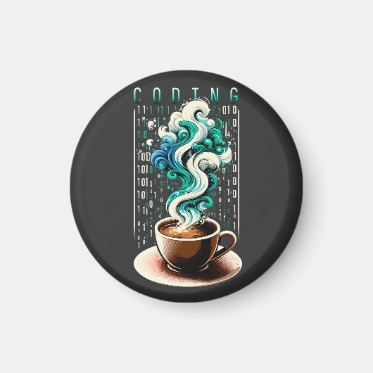 Codering & Koffie: De Droomkunst van de Technologi Magneet (Voorkant)