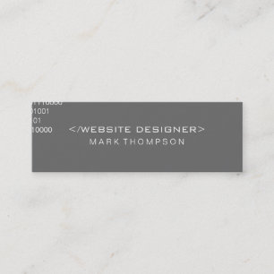 Codering Mini Visitekaartje