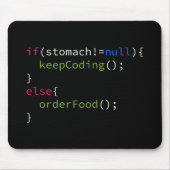 Codering of bestelling bewaren muismat (Voorkant)