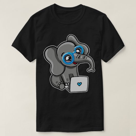 Codering olifant t-shirt (Design voorkant)