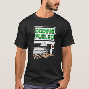 Codering op basis van de code van de Caffeine Geze T-shirt