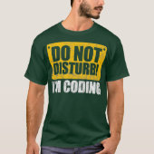 Codering Programmering Computer Programmer Coder T-shirt (Voorkant)