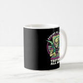 Codering van alle nachttests de hele dag koffiemok (Voorkant rechts)