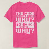 Codering van computerprogrammeur t-shirt (Design voorkant)