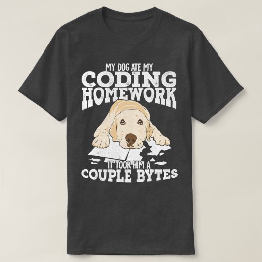 Codering van computerwetenschapsprogramma voor stu t-shirt (Design voorkant)