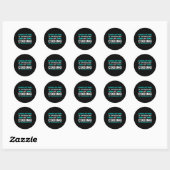 Codering van de medische code is belangrijk voor d ronde sticker (Vel)