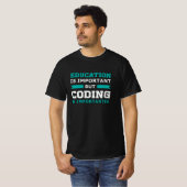 Codering van de medische code is belangrijk voor d t-shirt (Voorkant volledig)