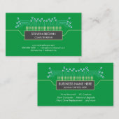 codering van de raad van bestuur van het groene co visitekaartje (Voorkant / Achterkant)