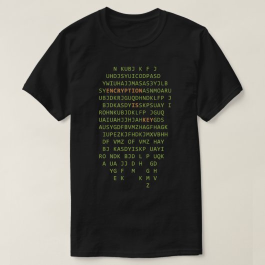 Codering van hackers voor computerwetenschappen is t-shirt (Design voorkant)