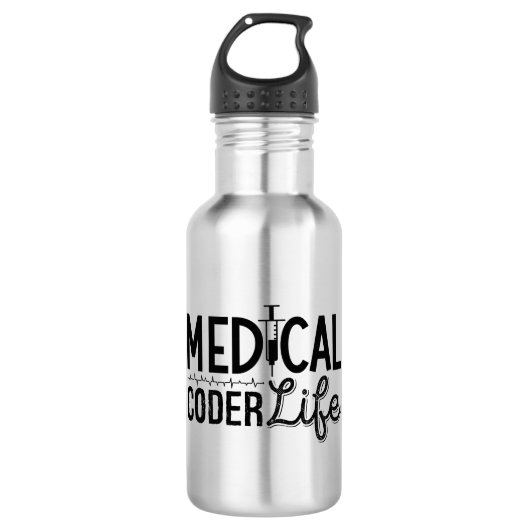 Codering van ICD-programma voor medisch assistent Waterfles (Voorkant)