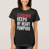 Codering Vrouwen Mannen Code Ontwikkelaar Programm T-shirt (Voorkant)