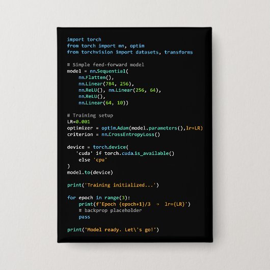Coderingshumor - Ontwikkelaarslogica en technisch Button (Voorkant)