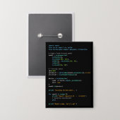 Coderingshumor - Ontwikkelaarslogica en technisch Button (Voorkant / Achterkant)