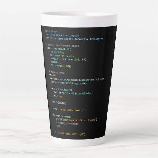 Coderingshumor - Ontwikkelaarslogica en technisch  Latte Mok (Voorkant)