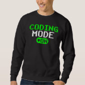 Coderingsmodus op Gezegden Coderingsprogramma Trui (Voorkant)