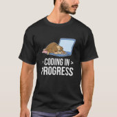 Coderingsprogramma Computer Nerd T-shirt (Voorkant)