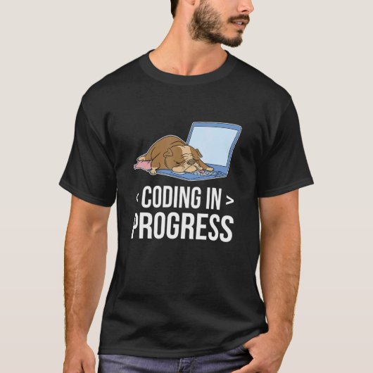 Coderingsprogramma Computer Nerd T-shirt (Voorkant)