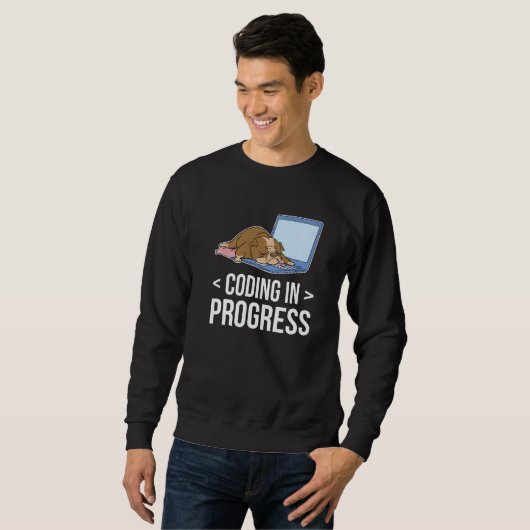 Coderingsprogramma Computer Nerd Trui (Voorkant volledig)