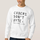 Coders Don't Byte Trui (Voorkant)