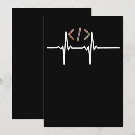 Coders Funny | Codering computersoftwareprogramma' Kaart (Voorkant / Achterkant)