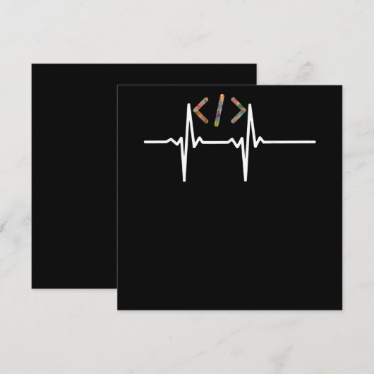 Coders Funny | Codering computersoftwareprogramma' Kaart (Voorkant / Achterkant)