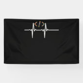 Coders Funny | Codering computersoftwareprogramma' Spandoek (Horizontaal)