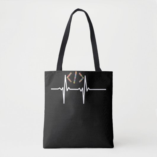 Coders Funny | Codering computersoftwareprogramma' Tote Bag (Voorkant)