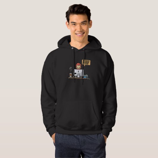 Coders Gonna Code Programmer Computer Geek Nerd PC Hoodie (Voorkant volledig)