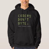 Coders niet Byte Hoodie (Voorkant)
