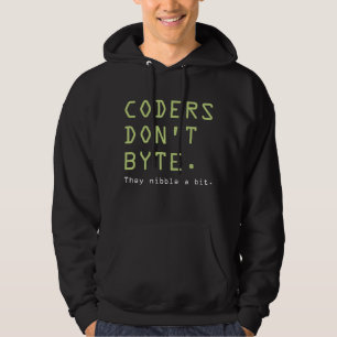 Coders niet Byte Hoodie