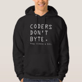 Coders niet Byte Hoodie (Voorkant)