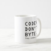 Coders niet Byte Koffiemok (Voorkant rechts)