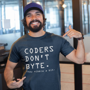 Coders niet Byte T-shirt