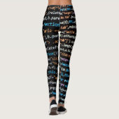 Coder's paradijs html coderende leggings (Achterkant)