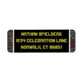 Coder's partij retour adres label (Voorkant)