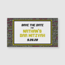 Coder's Party Save the Date Magnet (klein)