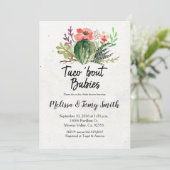 Codes baby showers cactus kaart (Staand voorkant)