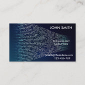 Codetechnologieanalyse IT professional Visitekaartje (Voorkant)