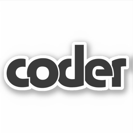 Codeur Sticker (Voorkant)