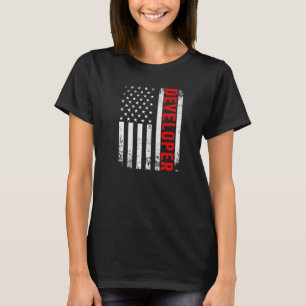 Codeur voor ontwikkelaar computerprogramma's t-shirt