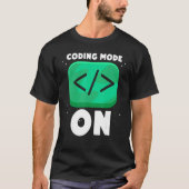 Codewijze op Gezegden Codercode Programmer T-shirt (Voorkant)