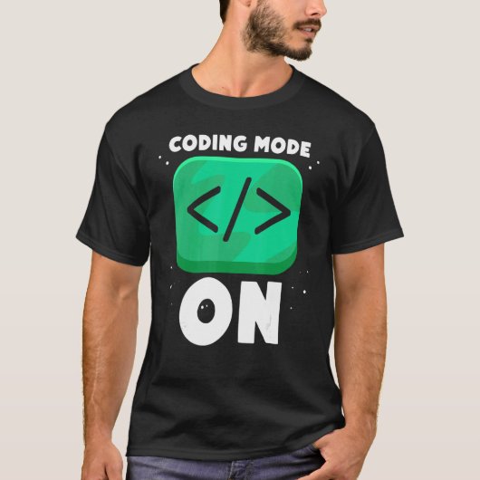 Codewijze op Gezegden Codercode Programmer T-shirt (Voorkant)