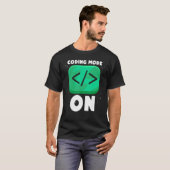 Codewijze op Gezegden Codercode Programmer T-shirt (Voorkant volledig)