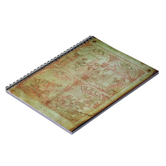 Codex 507 fol.2r Weaver, Shoemaker, Fishermen en Notitieboek (Linkerzijde)