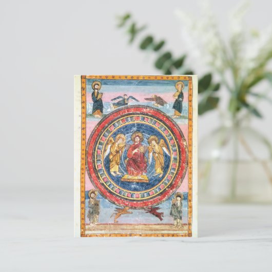 Codex Amiatinus Christus in Majesty Briefkaart (Staand voorkant)