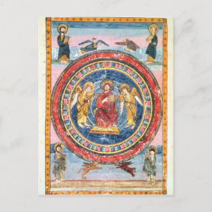 Codex Amiatinus Christus in Majesty Briefkaart