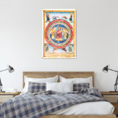 Codex Amiatinus Christus in Majesty Canvas Afdruk (Insitu (Slaapkamer))