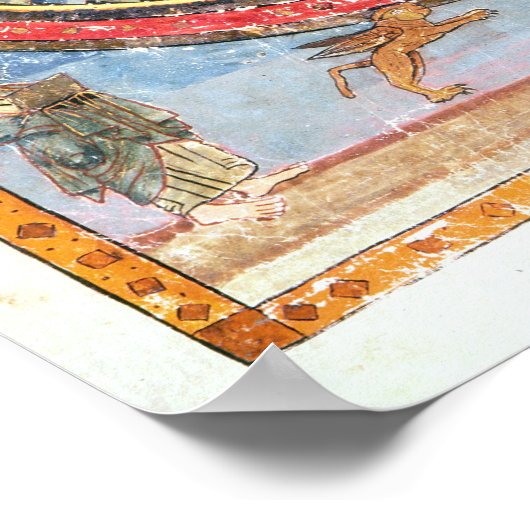 Codex Amiatinus Christus in Majesty Poster (Hoek)